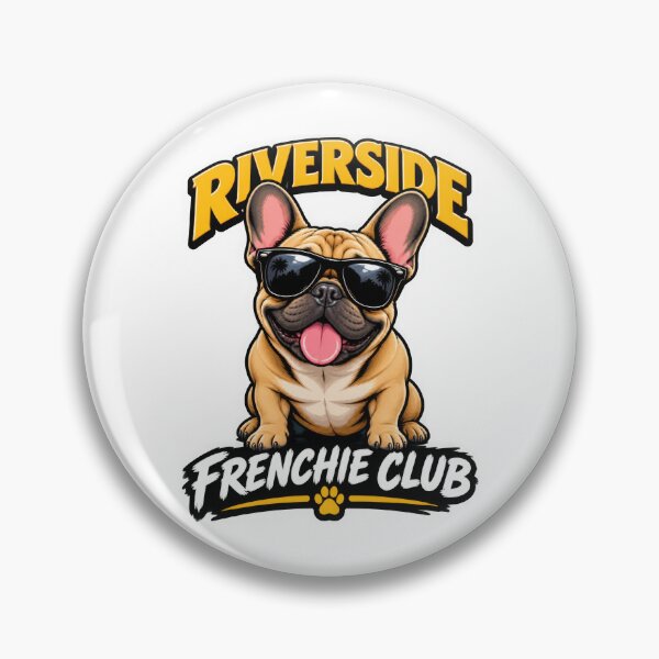 Item preview, Riverside Frenchie Club – Cute French Bulldog Design for Riverside Dog Owners designed and sold by LazyOwlStore.