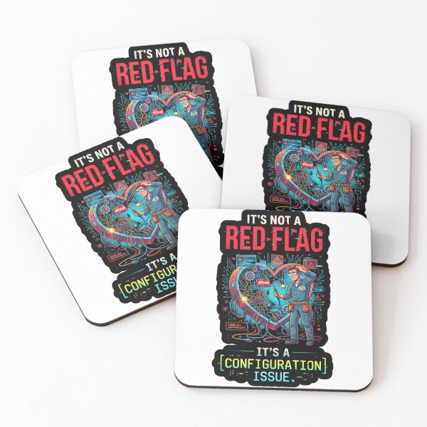 Item preview, Not a Red Flag, A Configuration Error – Nerd Dating HumorNot a Red Flag, A Configuration Error – Nerd Dating Humor designed and sold by FitEnvy.