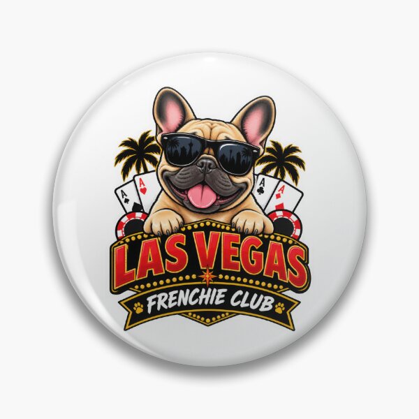 Item preview, Las Vegas Frenchie Club – Cute French Bulldog Design for Las Vegas Dog Owners designed and sold by LazyOwlStore.