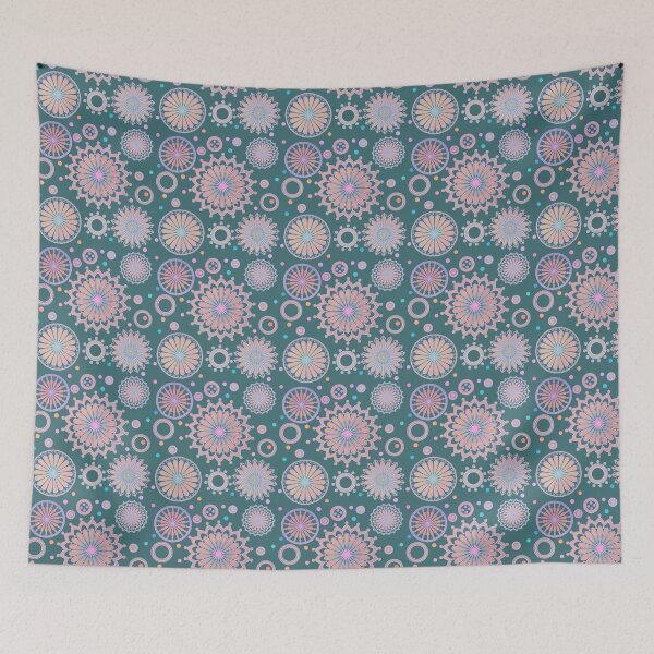 Item preview, Stacked Floral Pattern and Circles designed and sold by JaygiesDesign.