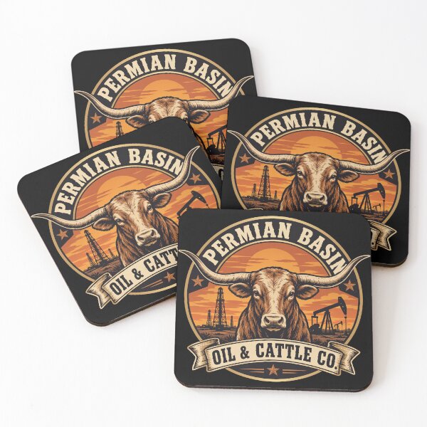 Item preview, Permian Basin Oil and Cattle Co Texas Longhorn Vintage designed and sold by Hixart.