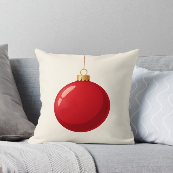 Item preview, Minimal Red Christmas Bauble designed and sold by MetaModel Editions.
