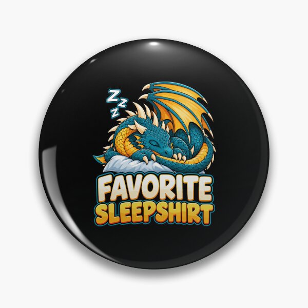 Item preview, Sleeping Dragon Favorite Sleepshirt Cute Lazy Nap Design designed and sold by stmpdwrld.