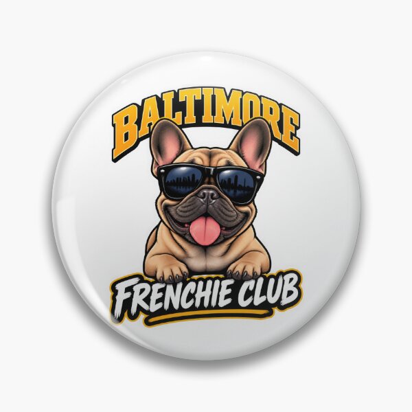 Item preview, Baltimore Frenchie Club – Cute French Bulldog Design for Baltimore Dog Owners designed and sold by LazyOwlStore.