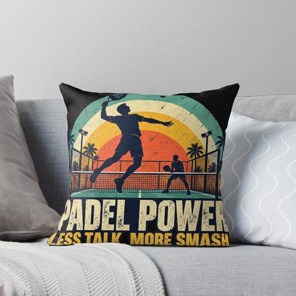 Item preview, Padel Power – Less Talk, More Smash | Retro Padel Tennis designed and sold by BlueMaverickCo.