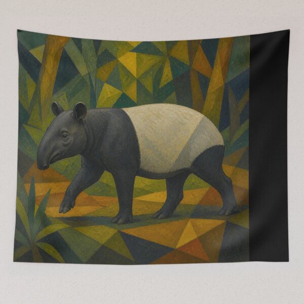 Item preview, Rare, Amazing & Remarkable Malayan tapir designed and sold by Helios Be. Lavsh.