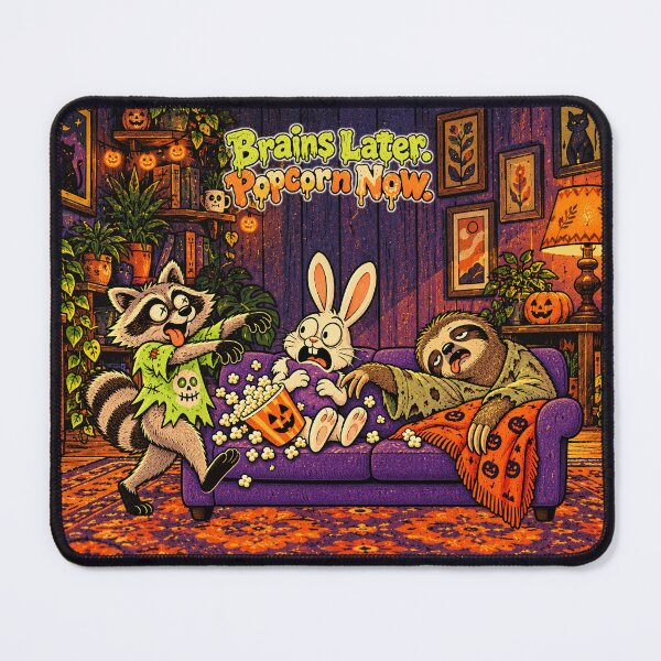 Item preview, Brains Later. Popcorn Now. designed and sold by SandboxMashery.