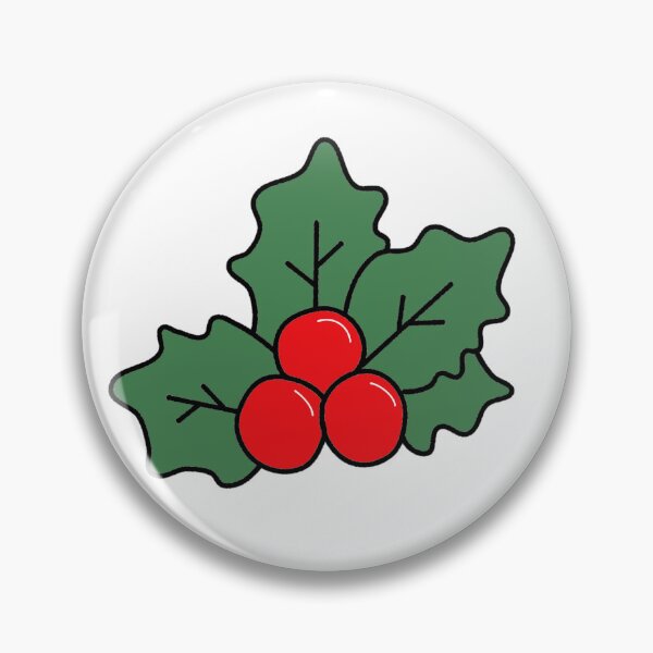 Item preview, holly and berries designed and sold by black-jellyfish.