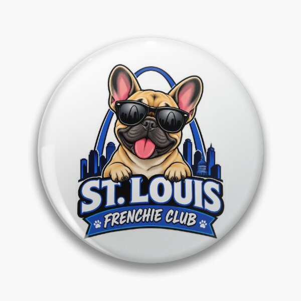 Item preview, St. Louis Frenchie Club – Cute French Bulldog Design for St. Louis Dog Owners designed and sold by LazyOwlStore.