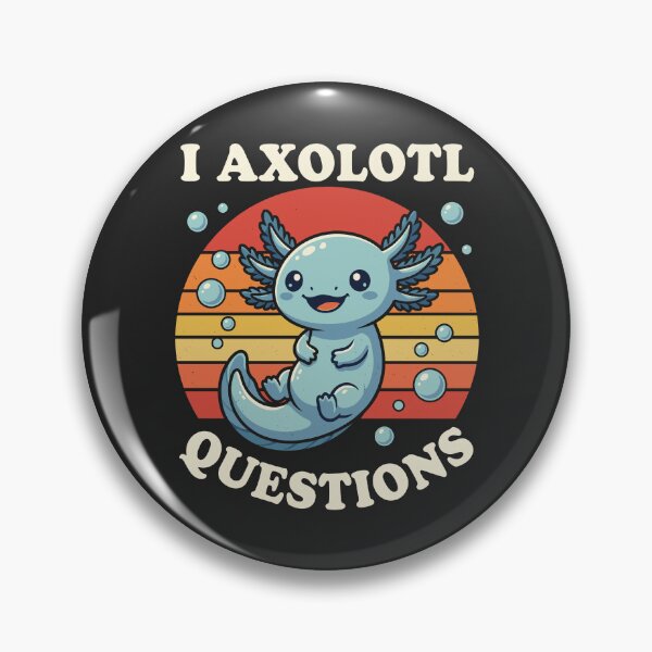 Item preview, I Axolotl Questions Funny Mexican Walking Fish Kawaii designed and sold by BUNNIES-EL.