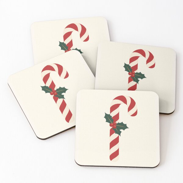 Item preview, Minimal Candy Cane with Holly designed and sold by MetaModel Editions.
