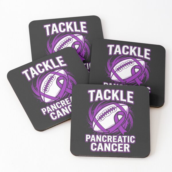 Item preview, Tackle Pancreatic Cancer Purple Ribbon Football Awareness designed and sold by BUNNIES-EL.