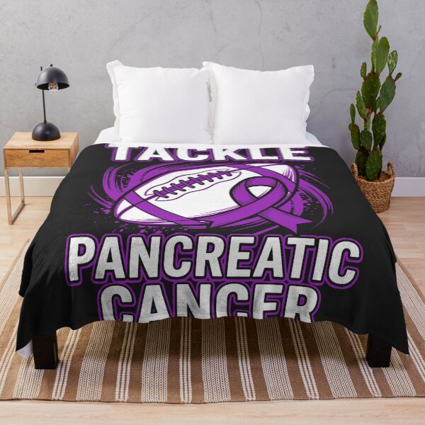 Item preview, Tackle Pancreatic Cancer Purple Ribbon Football Awareness designed and sold by BUNNIES-EL.