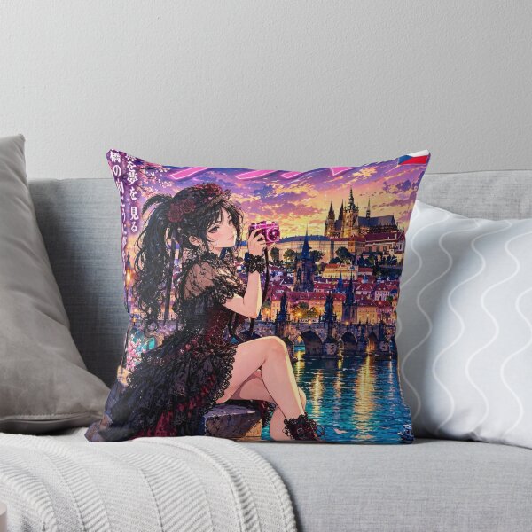 Item preview, Prague, Czech Republic — The Black-Haired Witch of Charles Bridge. designed and sold by DibujandoPorfa.