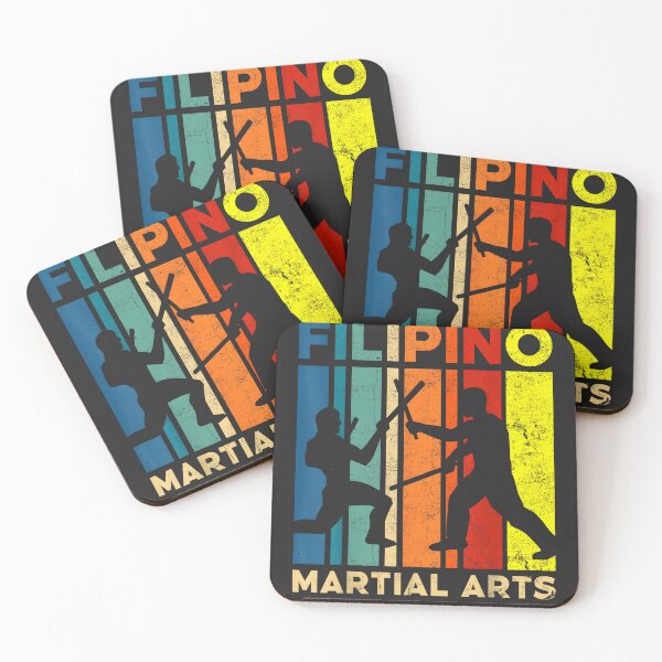 Item preview, Filipino Martial Arts Retro Sunset FMA Kali Arnis Eskrima designed and sold by BUNNIES-EL.