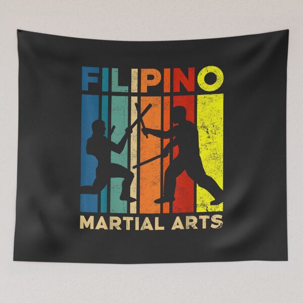 Item preview, Filipino Martial Arts Retro Sunset FMA Kali Arnis Eskrima designed and sold by BUNNIES-EL.