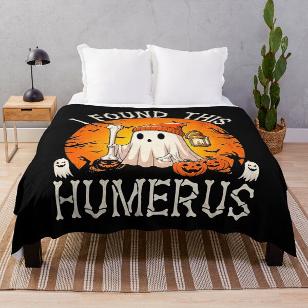 Item preview, I Found This Humerus Ghost Funny Halloween Skeleton Spooky Long Sleeve designed and sold by Suzu Comena.