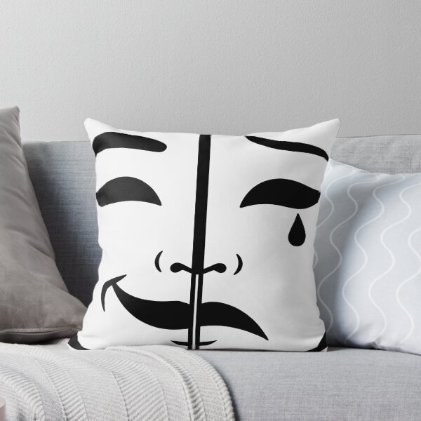 Item preview, Comedy and Tragedy Theater Masks Line Art designed and sold by Sybille-Yates.