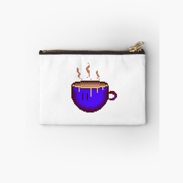 Item preview, Pixel Art Coffee Cup Steam Blue Mug Retro designed and sold by RetroRlx.