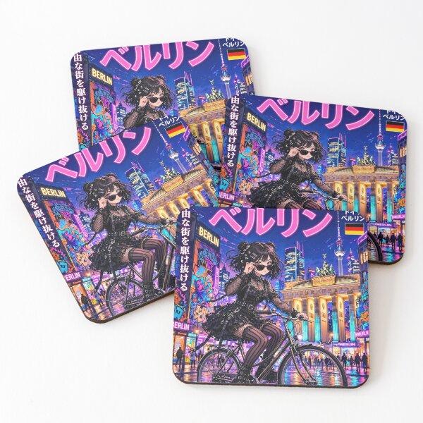Item preview, Berlin, Germany — The Gothic Witch of the Neon Streets designed and sold by DibujandoPorfa.