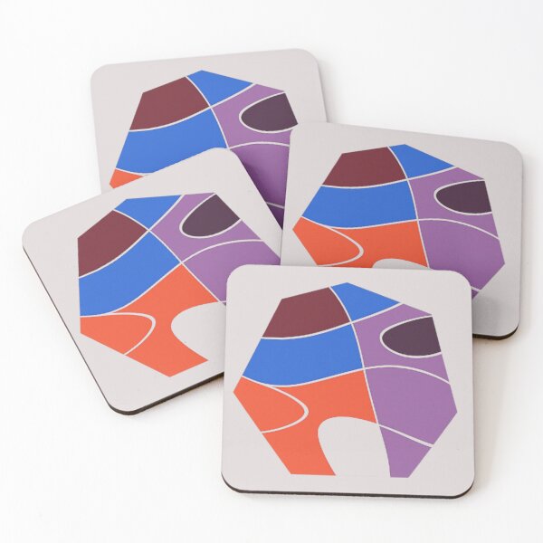 Item preview, Abstract Geometric Mosaic | Colorful Modern Shape Art designed and sold by Peaceful Lotus Home Design.