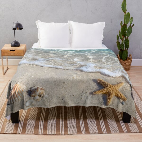 Item preview, Seashells on Tropical White Sand Beach designed and sold by Sybille-Yates.