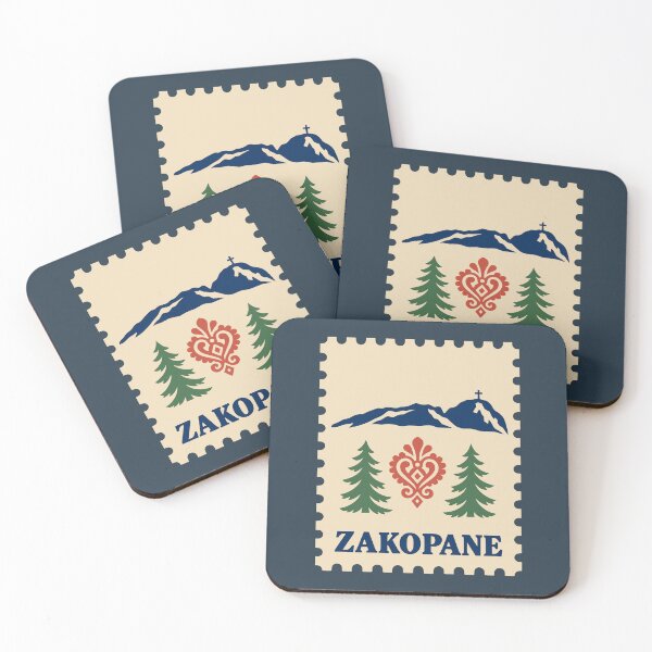 Item preview, Zakopane Poland Tatra Mountains Folk Art Stamp designed and sold by MavtM.