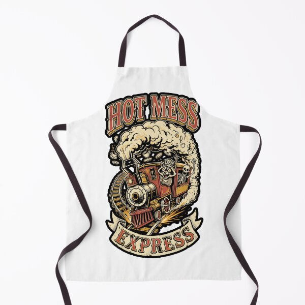 Item preview, Hot Mess Express – Funny Sarcastic Quote designed and sold by FitEnvy.