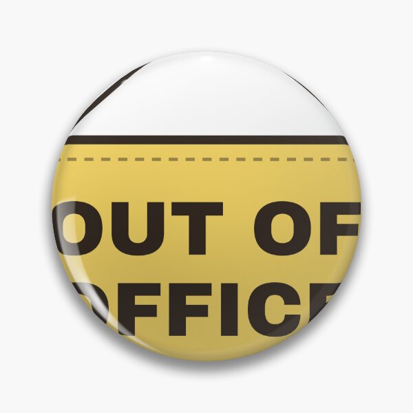 Item preview, Out of Office Mentally Funny Work Sign designed and sold by therealgood1.