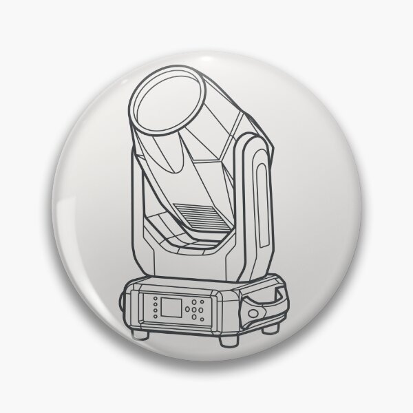 Item preview, Moving Head Moving Light Stage Fixture Technical Vector Line Art designed and sold by drTerrens.