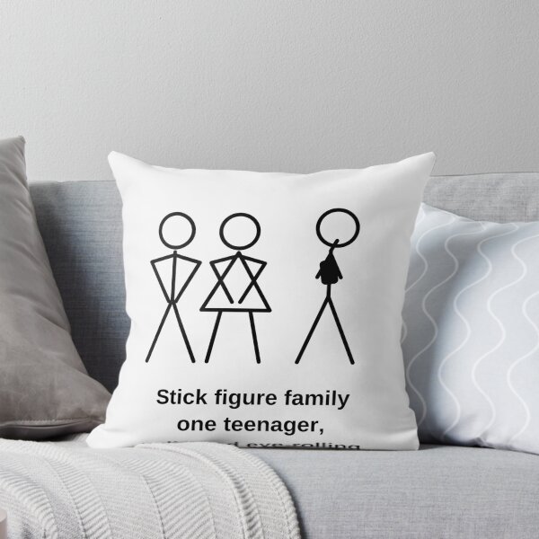 Item preview, Stick Figure Family One Teenager Unlimited Eye Rolling designed and sold by porchswings.
