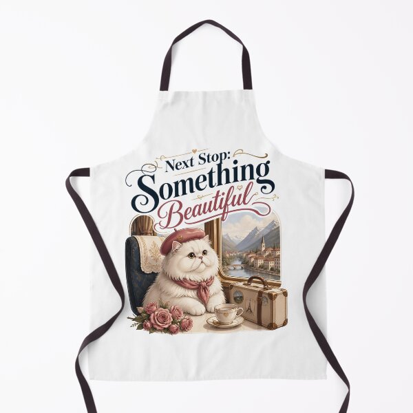 Item preview, Persian Cat – Next Stop: Something Beautiful designed and sold by PurrBloom Studio.