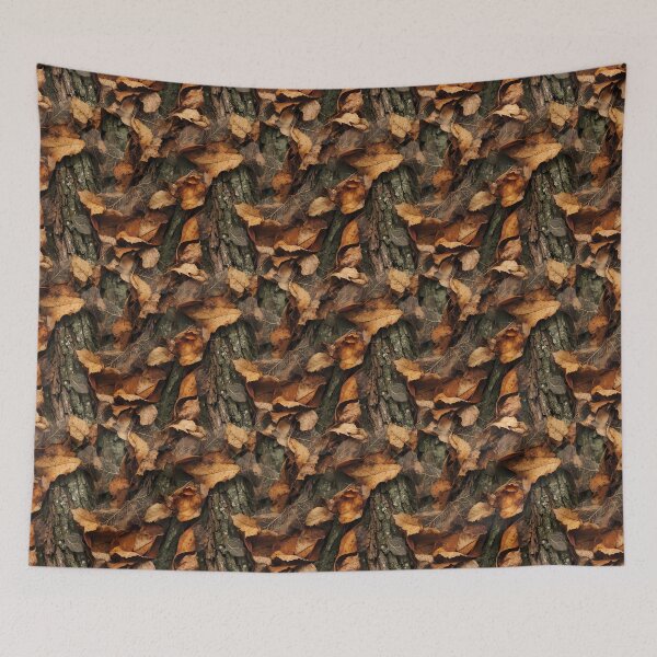 Item preview, Woodland Bark Leaf Camouflage Outdoor Pattern 26 designed and sold by The Design Asset Station.