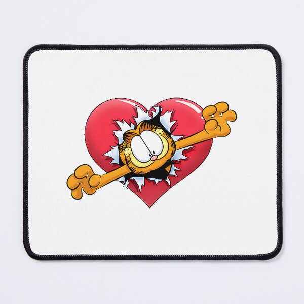 Item preview, Garfield Valentine's Day Design with Cat Breaking Through Heart Illustration designed and sold by MAXX200.