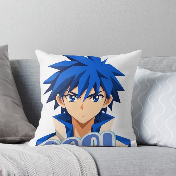 Item preview, Cool Blue Hair Anime Boy Portrait designed and sold by KK-Trends.