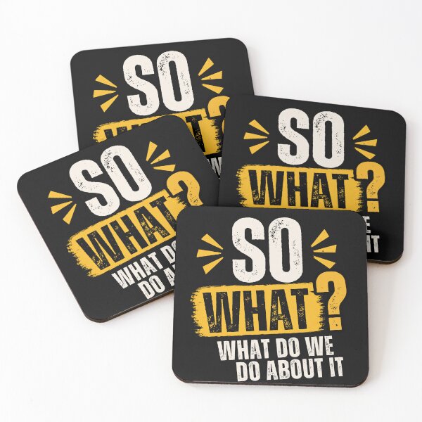 Item preview, So What? What Do We Do About It - Take Action designed and sold by ipot.