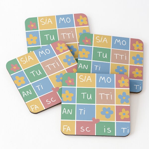 Item preview, Siamo tutti antifascisti little cute flowers designed and sold by atelierthipic.