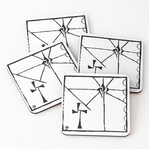 Item preview, Abstract Ink | The star, the manger and the cross designed and sold by Boxlidjumper.