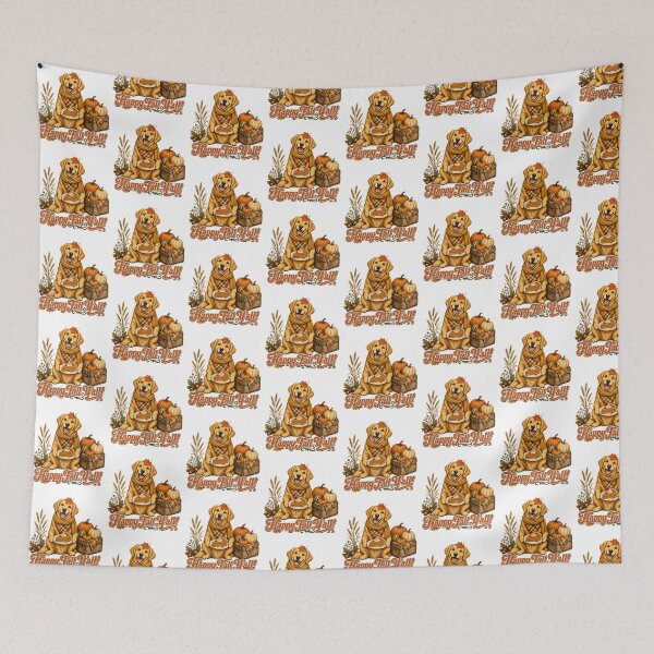 Item preview, Happy Fall Y'all – Golden Retriever Pumpkin Pie Autumn designed and sold by Kid-roi.
