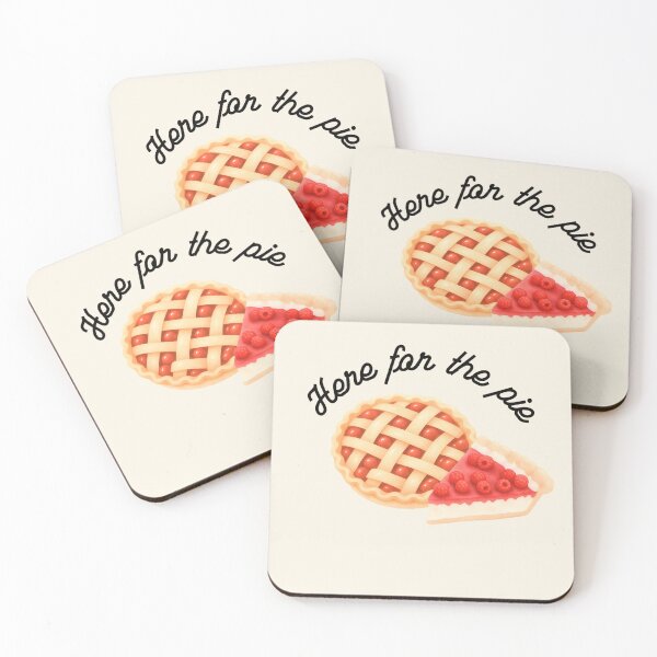 Item preview, Here For The Pie Fresh Baked Raspberry Lattice Dessert Feast Graphic  designed and sold by Akira Design Store.