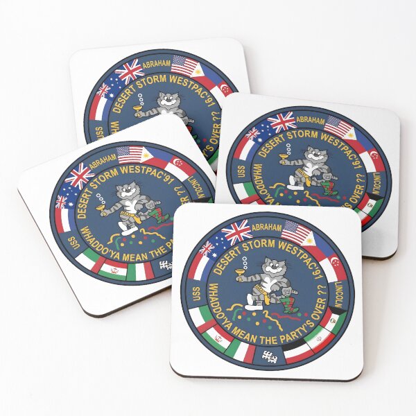 Item preview, USS Abraham Lincoln Desert Storm WESTPAC 91 Cruise Patch designed and sold by CharlieDesings.