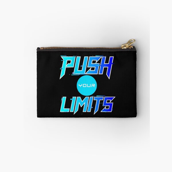 Item preview, Push Your Limits - Cyber Glitch Gym Motivational designed and sold by Vibe-Vary.