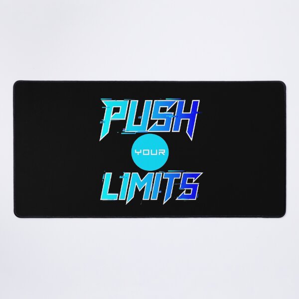 Item preview, Push Your Limits - Cyber Glitch Gym Motivational designed and sold by Vibe-Vary.