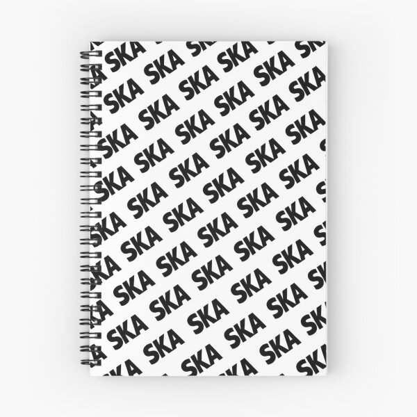 Item preview, Retro SKA Music Diagonal Typography Pattern – Black designed and sold by Britishdelights.