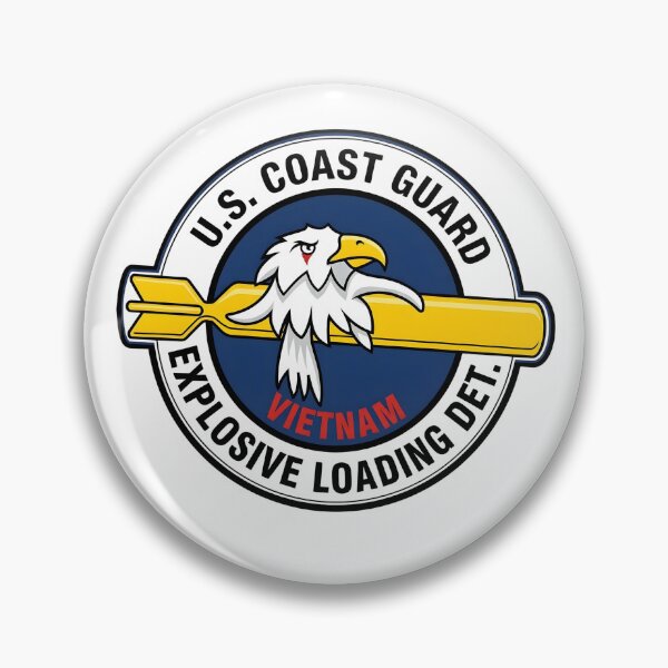 Item preview, US Coast Guard Explosive Loading Detachment Vietnam War Patch designed and sold by CharlieDesings.