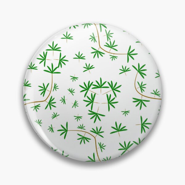 Item preview, Green Leafy Branches and Scattered Foliage Botanical Pattern on White Background designed and sold by Ei-Ei.