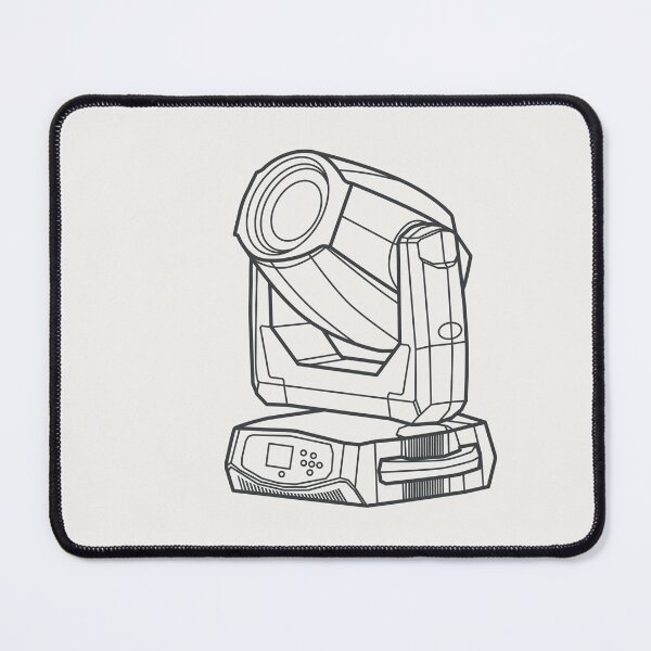 Item preview, Moving Head Moving Light Stage Fixture Technical Vector Line Art designed and sold by drTerrens.
