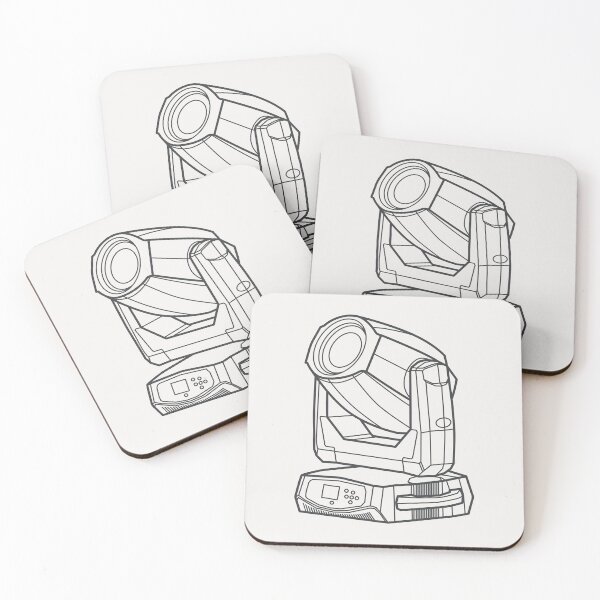 Item preview, Moving Head Moving Light Stage Fixture Technical Vector Line Art designed and sold by drTerrens.