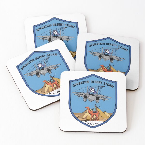 Item preview, Operation Desert Storm F-14 Tomcat Pray Baby Patch designed and sold by CharlieDesings.