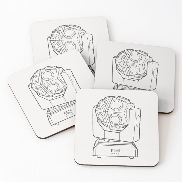 Item preview, Moving Head Centerpiece Ball Light Stage Fixture Technical Vector Line Art designed and sold by drTerrens.